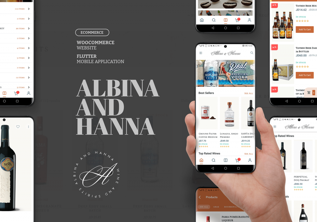 Albina and Hanna Flutter Ecommerce App